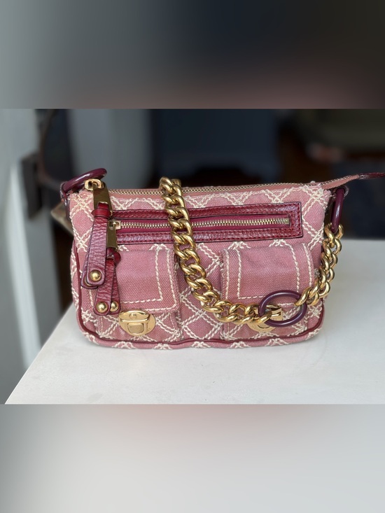 Marc Jacobs Handbags - Marc Jacobs Vintage Quilted Denim Cammie Shoulder Bag